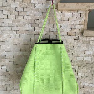 PopUps Neoprene Tote Bag Neon Green